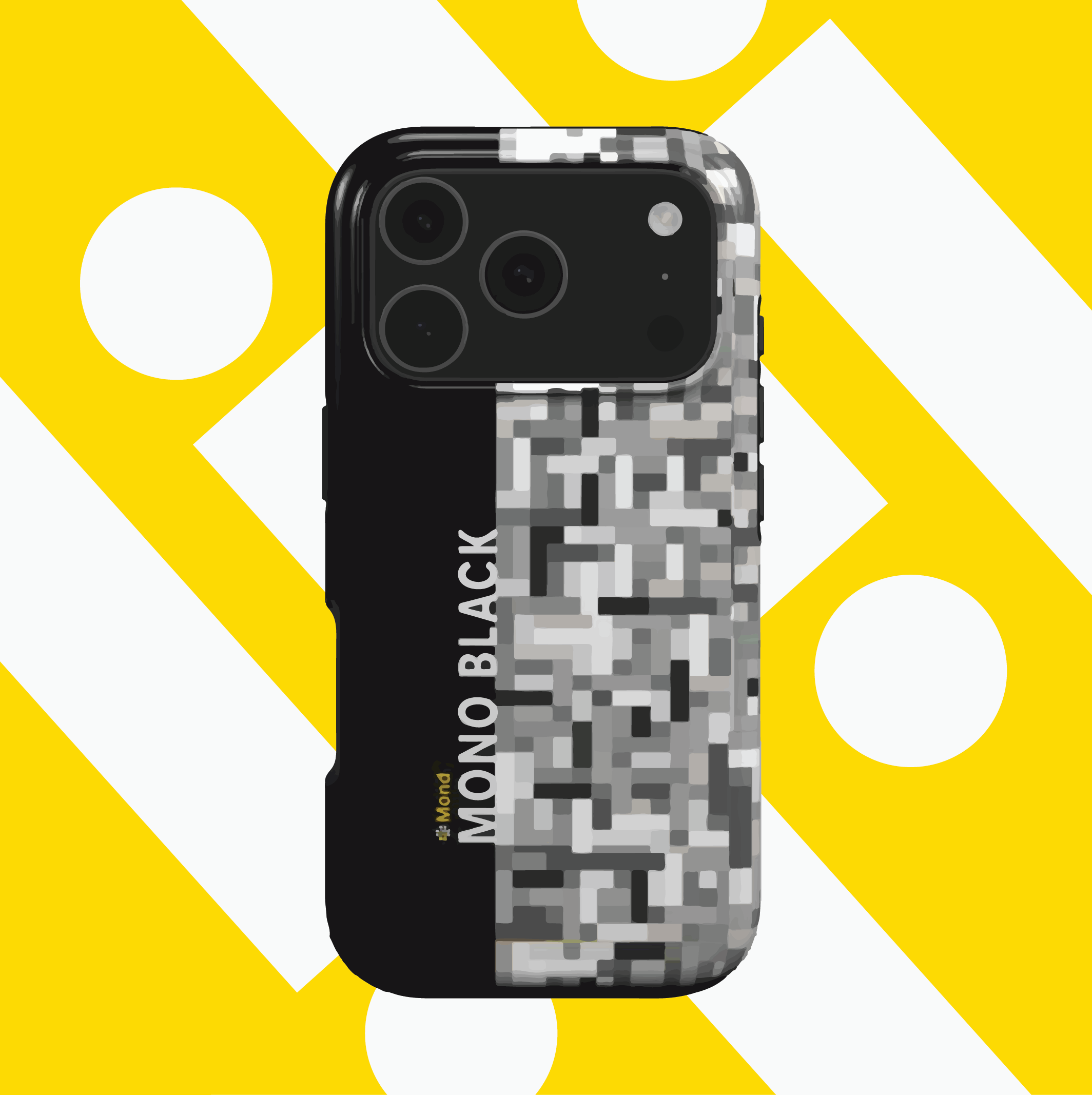 MONDITURE Mono Black Limited Edition Phone Case for iPhone & Android